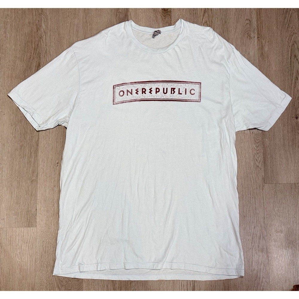 One Republic Native Summer 2014 Band Shirt Unisex Size XXL Light Blue